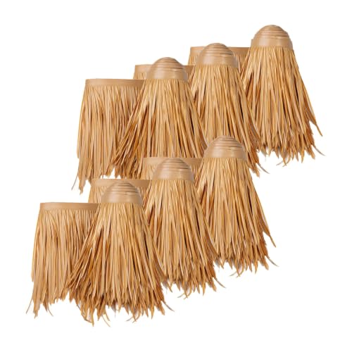 Solución para sombra con el tejado artificial de paja palma 19.7x19.7in 12pcs en la yarda 2