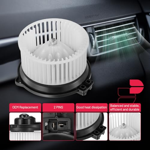 Image of BDFHYK AC Heater Blower Motor Fan 700001 Compatible with Acura 97-99 CL,94-01 Integra,Compatible with Honda 94-97 Accord,92-00 Civic,93-97 Civic del Sol,92-96 Prelude,HVAC Blower Motor Assembly PM4757