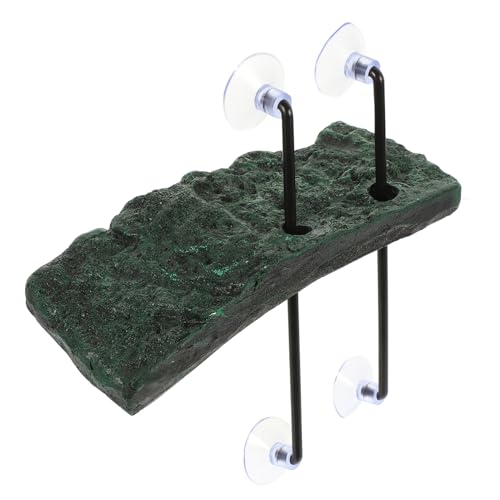 iplusmile 1 セット な浮島 爬虫類 亀の登り台 マット ケージ フィルター 豚 tortoise トカゲ gator crocs ゲイター カメの水槽の装飾 水族館の装飾 樹脂