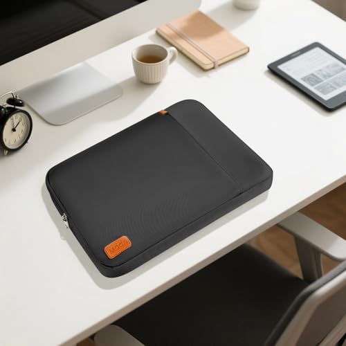 Image of MOCA 13 Inch 360 Laptop Sleeve Compatible with MacBook Air 13 M4 /M3 /M2 13.6 M1 M2 M3 M4 MacBook Pro 13 M1 M2 Dell XPS 13 HP Spectre Envy 13 Lenovo ThinkPad X13 ASUS ZenBook 13 Surface 13.5 -Black