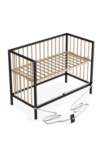 Sämann® 4-in-1 Baby-Beistellbett aus massivem Buchenholz – sicher, höhenverstellbar & umbaubar zum Babybett – wächst mit bis 4 Jahre – entwickelt von Eltern für Eltern – für ruhige Nächte