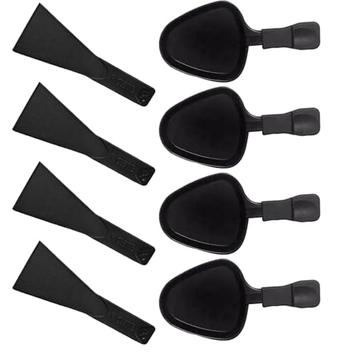 Raclette Grill | 4X Non-Stick Electric Grill Cheese Egg Pan, Non-Stick Grill Pans, Multipurpose Egg Cooking Pan With Spatula For Family Parties Baking, Steaks, Burgers