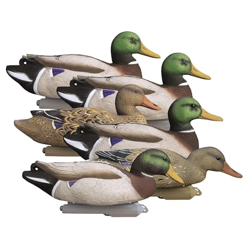 Higdon Outdoors Battleship Mallard Duck Decoys for Waterfowl Hunting |Unsinkable Decoy with Weighted Keels & Swivel Heads Foam-Filled | 6pk