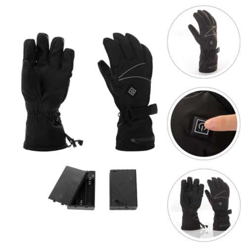 Guantes calefactables de invierno para hombre con control térmico ajustable 7