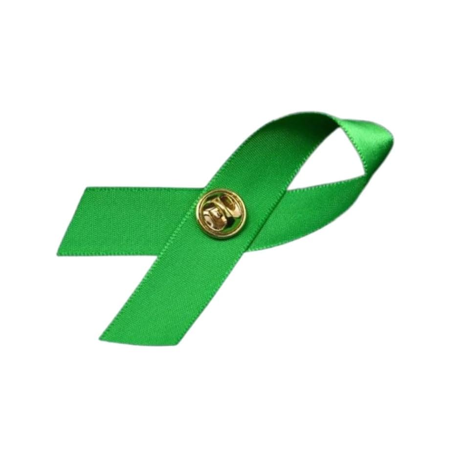 Image of 1 /2 /5 /10 /25 /50 /100pcs Satin Awareness Ribbon Pins (Pick your color), for Cancer & Disease Awareness, Bulk Quantities for Fundraising, Events, Gift Giving