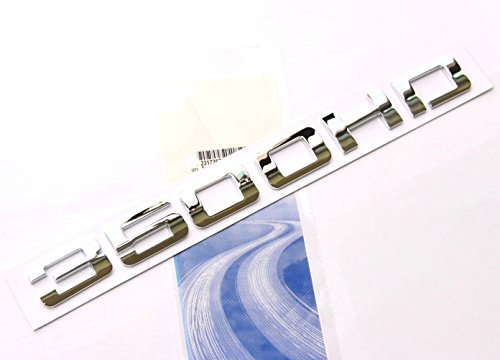 Image of 2pack OEM 3500HD Letter Nameplate Emblem 3500 HD Badge Replacement for Silverado Sierra Glossy (2007-3018 Chrome)