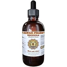 Hawaii Pharm Rhodiola Liquid Extract, Professional Grade, Small Batch Rhodiola Rosea Tincture 4 oz