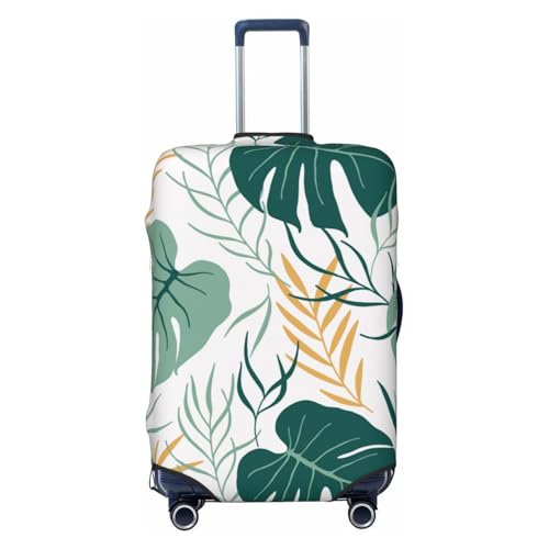 Green Palm Luggage Cover Elastic Suitcase Covers for Protector Suitcase Sleeve for Luggage 18-32 In