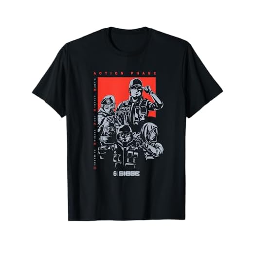Six Siege Action Offiziell lizenziert T-Shirt