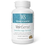WomenSense VeinSense by Natural Factors, Beauty Supplement to Support Healthy Veins and Beautiful Legs, Vegan, Non-GMO, 60 capsules (20 servings)