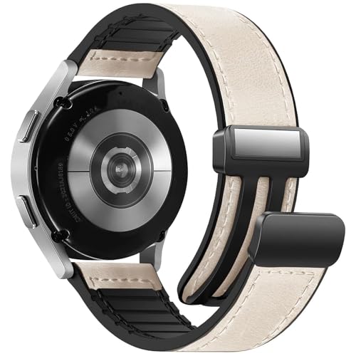 Bracelet montre 20mm en cuir magnétique du bureau aux sorties avec votre Galaxy Watch