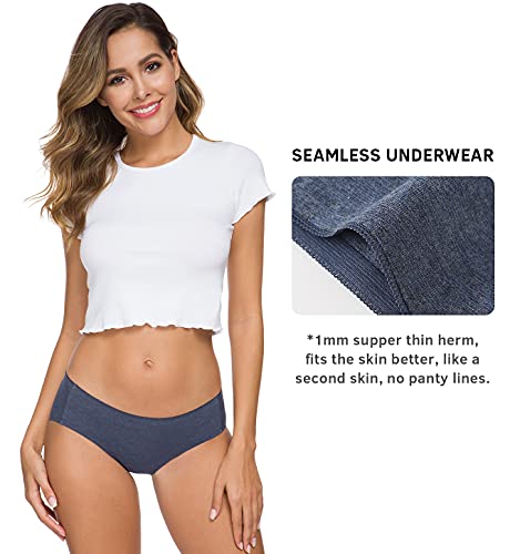 Culotte hipster en coton sans couture pour femme en taille XL g/db5