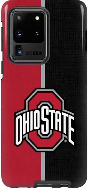 Skinit Pro Phone Case Compatible with Galaxy S20 Ultra 5G - Officially Licensed Ohio State University OSU Black Design
