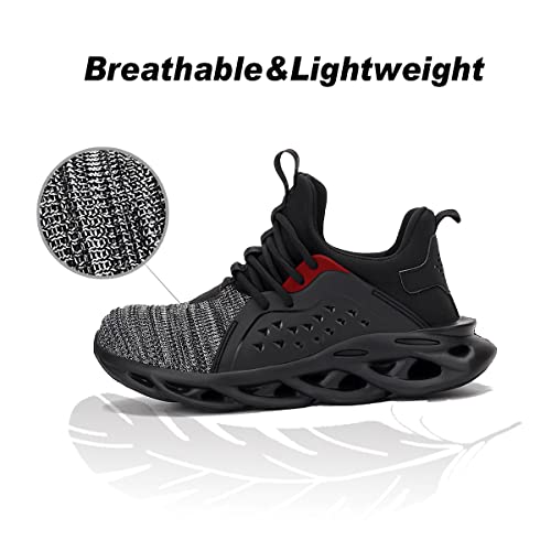 Steel Toe Shoes for Women Safety Shoes for Men Cushion Breathable Sneakers3