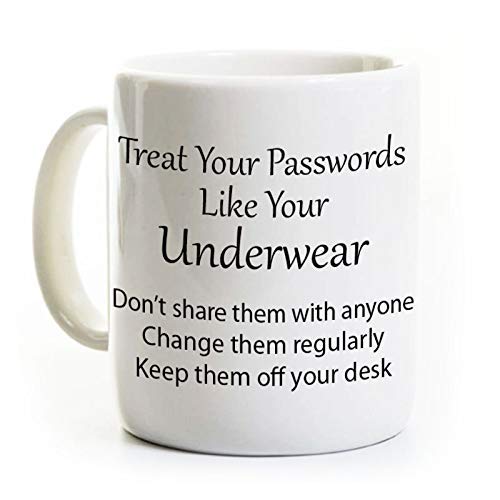 Funny Passwords Coffee Mug Gift for System Administrator
