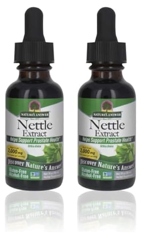 NatureAnswer's Nettle, 2000 mg, 2 x 30 ml, Pack of 2, 60 ml in Total