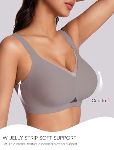 Image of Gailife Crossover Bras for Women No Underwire Wireless Bralettes Seamless Supportive T Shirt Everyday Bras