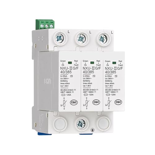 Protecteur de surtension NXU 440V 3P évite les pannes d'orage sur le modèle NXU-ⅡG/F 20kA