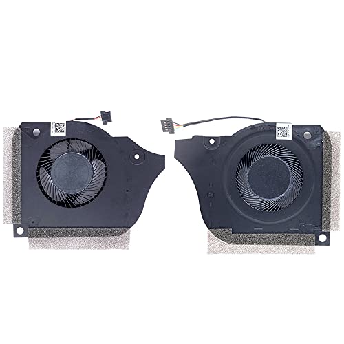 New Replacement Cooling Fans for Dell G7-7590 G7-7790 G5 5590 G7 7590 7790 P82F G5-5590 Laptop Fan DC 12V 1A FM0C DFSCK221051821 FM0B DFSCK221151811 (4-Pin 4-Wire),(Not Fit for G5-5590 5V 0.5A Fan)