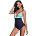 Produktbild Makalon Damen Strand Sexy Solide Bikini Badeanzug Outdoor Sport Atmungsaktiv Badebekleidung Rückenfrei Badeanzug Frau Schnell Trocknen Taucheranzug EIN Stück Wasser Surfanzüge Mit UV Schutz