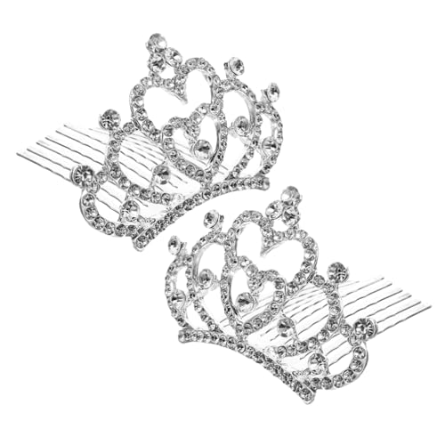 Tiara de diamantes de imitación para niñas pequeñas ideal para cumpleaños