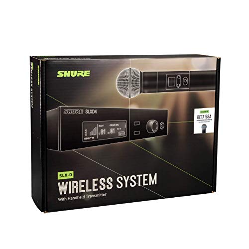 Image of Shure SLXD24 /B58 Wireless Microphone System with BETA58A Handheld Vocal Mic, SLXD24 /B58-H55