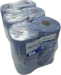 12 x Centre Feed Rolls Blue Tissue Paper Roll (2 Ply)