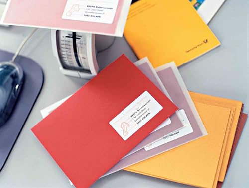 Avery Smudge Free, Printable, Multi Purpose Labels, QuickDRY, 99.1 x 67.7 mm, White, 8 Labels per sheet, 200 Blank labels per pack (J8165-25)