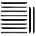 Black Pipe Malleable Gas Steel Pipe Fitting - 10Pack (3/4" x 12")