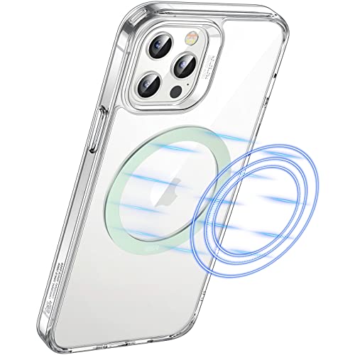 Image of ESR Magnetic Ring 360, Compatible with MagSafe Sticker, Universal Magnetic Conversion Kit for iPhone 15 /14 /13 /12 /11 /X Series, Galaxy S23 /S22 /S21 /20 and More, 2 Pack, MagSafe Accessories, Mint Green