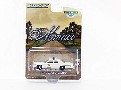Modelo a escala 1:64 Dodge Monaco Cream Hazzard Sheriff