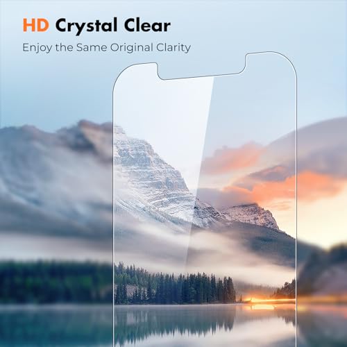 Image of UNBREAKcable 3-Pack Screen Protector for iPhone 12 / iPhone 12 Pro, Double Shatterproof Tempered Glass [Easy Installation] [9H Hardness] [99.99% HD Clear] [Case Friendly] for iPhone 6.1 inch
