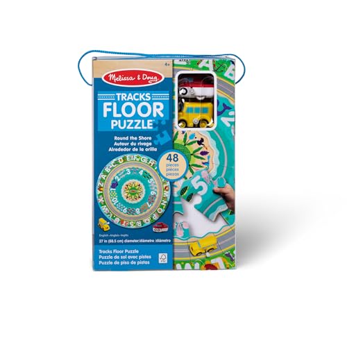 Melissa & Doug Round the Shore Tracks 27 inch Wide Floor Puzzle - image 3