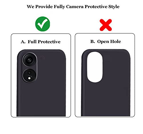Image of A rtistque Liquid Silicone Back Cover Case for Oppo A1 Pro Matte Shockproof TPU Soft Flexible with Camera Protection - Black