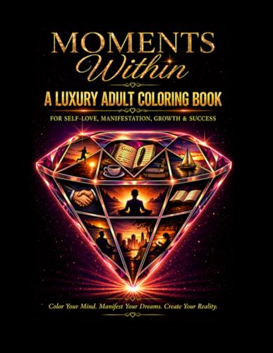 Moments Within A Luxury Adult Coloring Book: For Self Love, Manifestation, Growth & Success image 2