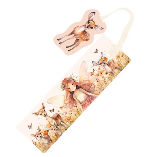 Lesezeichen * ELFEN PRINZESSIN * mit Kordel und Anhänger | 16067 | ELFENPRINZESSIN Geschenk Bücher Buch Kinder Lesen Mitgebsel