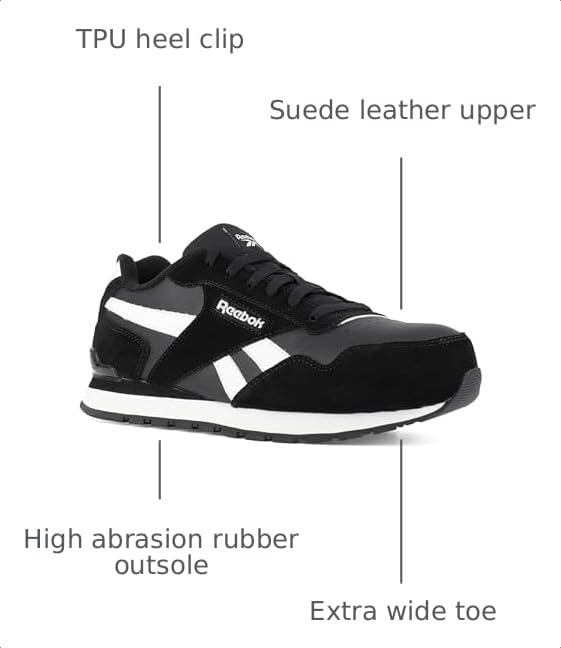 Image of Reebok Work Harman Work SD Comp Toe Sneaker Black-White