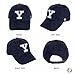 Desert Cactus Yale University Baseball Hat Bulldogs Brimmed Embroidered Hats Cap Adjustable Cloth Strap Adult (Style A1) Blue