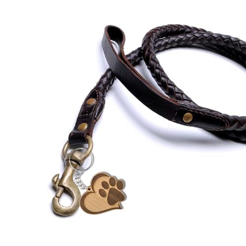 SEABUZZ Schlüsselanhänger Hundepfote im Herz - Schlüsselanhänger Hund - Herzen Anhänger - Schlüsselring für Schlüssel - Pfote Glücksbringer - Schlüsselorganizer - Lucky Charms Keychain Cute – Geschenk