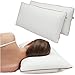 Almohadas viscoelasticas 70 Pack 2 - Almohada Cervical viscoelastica - Almohada firmeza Alta - Almohada 70 cm Antiacaros, bacterias - Cojin Cama Matrimonio o Individuales (Pack 2 (70 cm))
