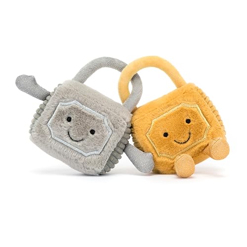 Jellycat Amuseables Love Locks Stuffed Toy, 7 inches - Padlock Plush Toy - Fun Gift Idea - Image 6