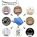 Lesimnky 120 Pieces Bird Cage Liners-11'' X 17''Disposable Non-Woven Bird Cage Paper Liners Precut Absorbent Fecal Tray Cages Cushion Pad Mat Cuttable Pet Animal Cages Cushion for Parrot (Blue)