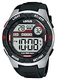 seiko quartz sports 100 alarm chronograph Acrylglas Lorus Sport Herren-Uhr Chronograph Edelstahl und Kunststoff mit Silikonband R2393MX9
