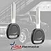 Key Fob Keyless Entry Remote with Ignition Key fits 2003-2006 Chevy Avalanche Equinox Silverado SSR Suburban Tahoe / GMC Sierra Yukon / Hummer H2 / Pontiac Torrent / Saturn Vue (LHJ011), Set of 2