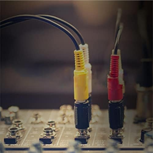 Cable de audio de 3,5 mm, cable de vídeo estéreo de 4,92 pies, accesorios de audio de alta velocidad fiables | con diseño compuesto de 6 pines para reproductores de MP3, ordenadores y decodificadores, - imagen 2