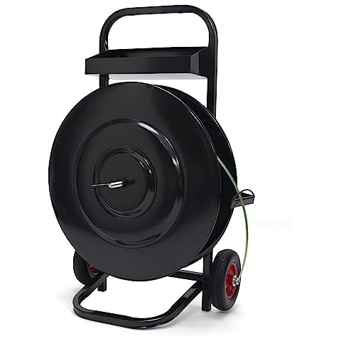 Gresdent Strapping Deluxe Steel/Plastic Heavy Duty Strapping Dispenser for Poly and Steel Strapping Cover
