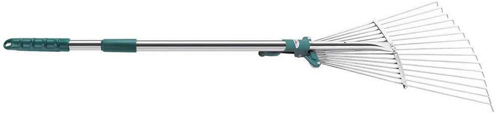 Raco Expert 53744 Adjustable Lawn Rake with Telescopic Handle