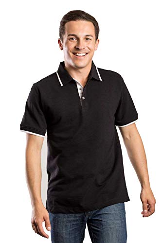 Ably Quest Men's Slub Pique Polo | Repels Liquids, Stains, and Odors3
