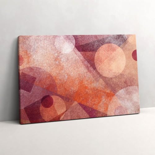 Peinture sur toile pour habiller un mur vide tableau géométrique Wallfluent