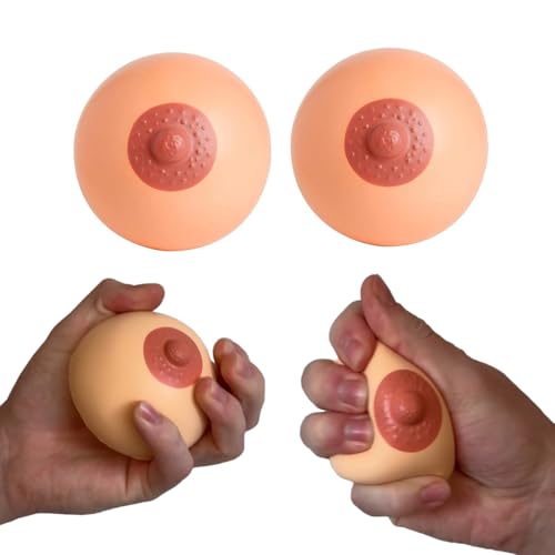 Brüste Nutchen Antistress - 2 Stück - Achtzehnter Geburtstag - Junggesellenabschied